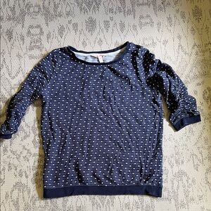 Navy Dot Pullover Sweater